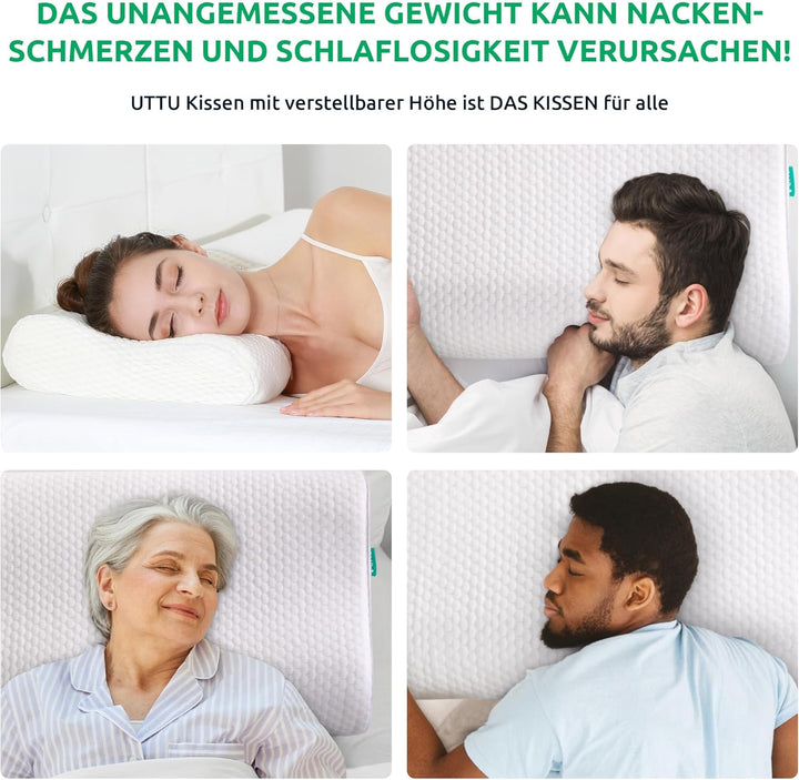 Lisslune | Ergonomic Orthopedic Neck Pillow