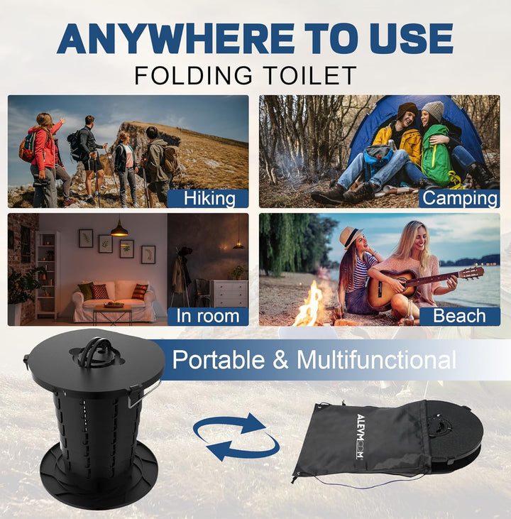 Lisslune | Portable Toilet with Adjustable Height – CampMate