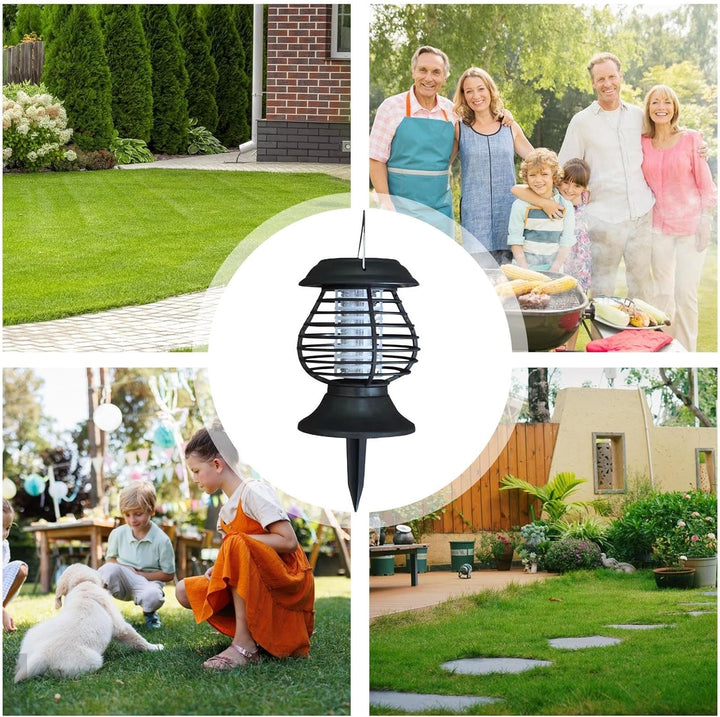 Lisslune | Solar Insect Defense Lamp with LED Light – Effective Mosquito Control for the Garden