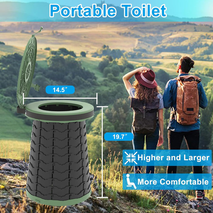 Lisslune | Portable Toilet with Adjustable Height – CampMate