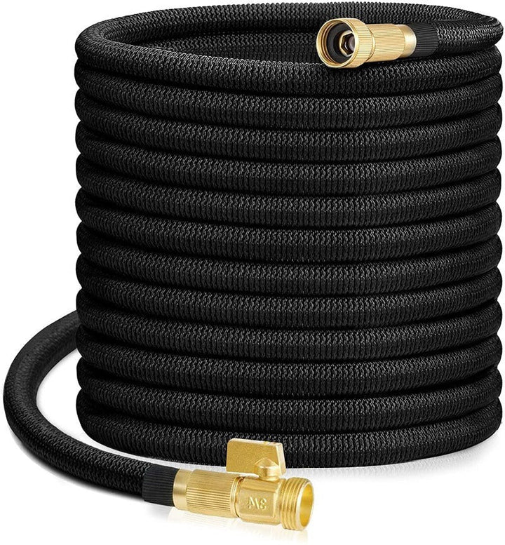 Lisslune | AquaFlex Expandable Garden Hose – Lightweight, Flexible, Leakproof Water Hose with Brass Connectors