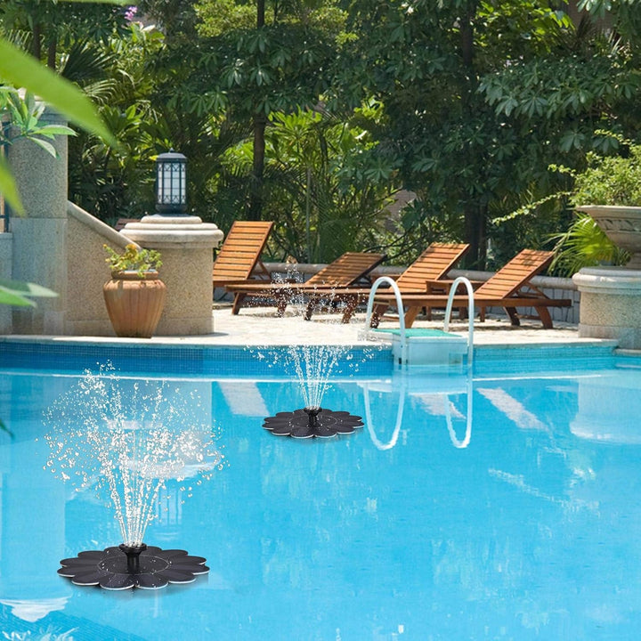 Lisslune | Solar-powered fountain for the garden – Flower design water feature for ponds and pools