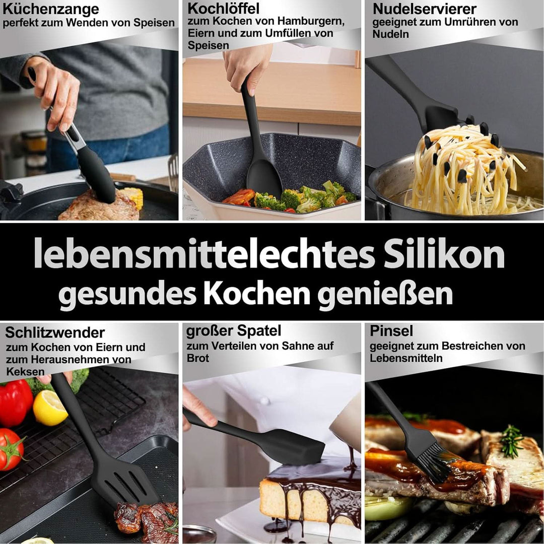 Lisslune | KitchenPro - Silicone Kitchen Utensil Set