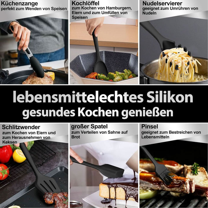 Lisslune | KitchenPro - Silicone Kitchen Utensil Set