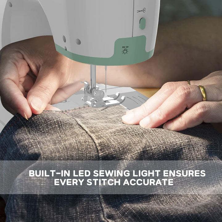 Lisslune | Portable Sewing Machine with 12 Stitches & Extension Table – StitchPro