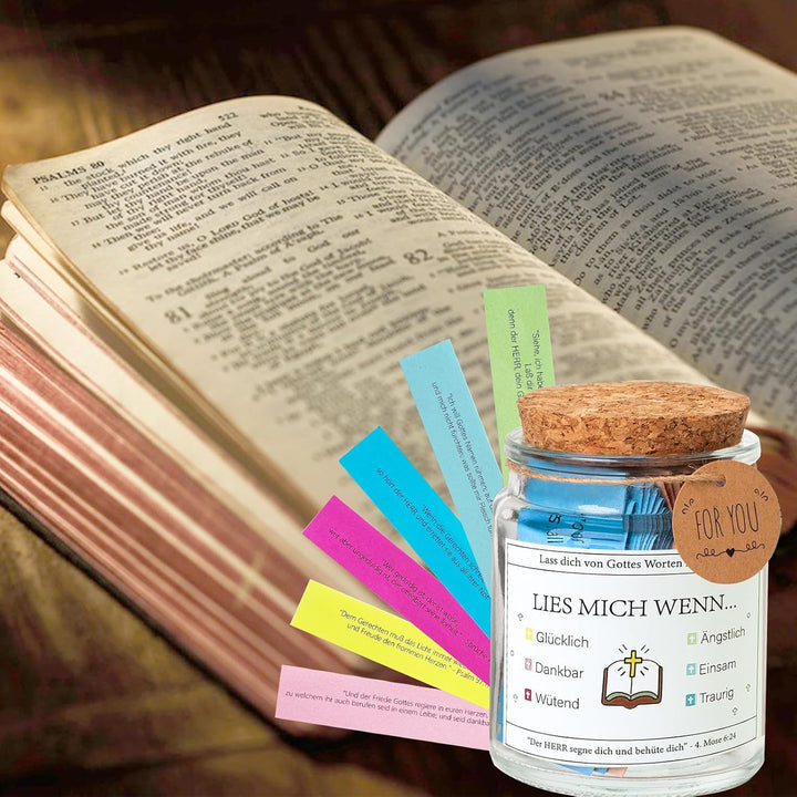 Lisslune | Handmade 90 Days Bible Verse Glass