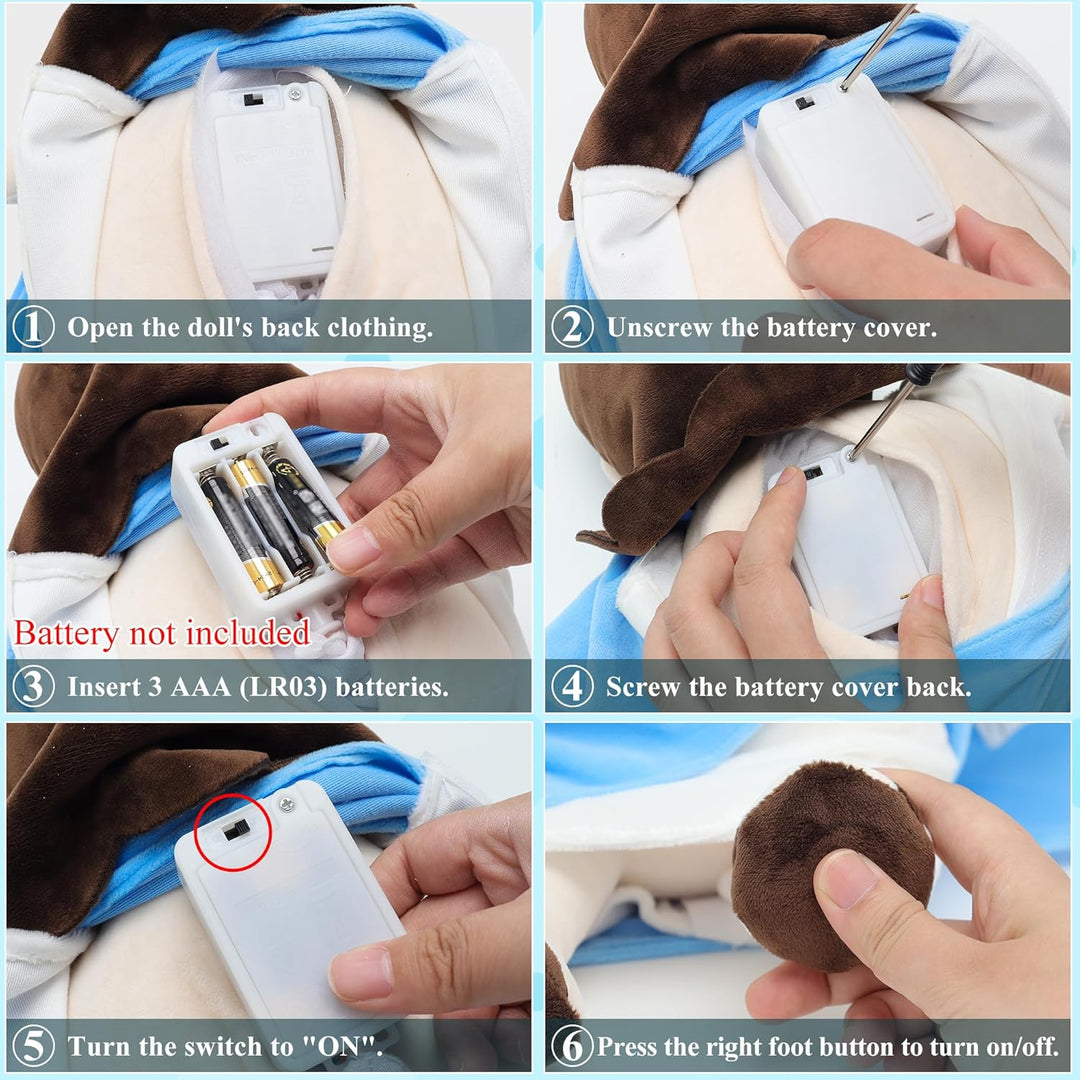 Lisslune | Soothing Jesus Plush Toy with Calming Breathing & Sounds