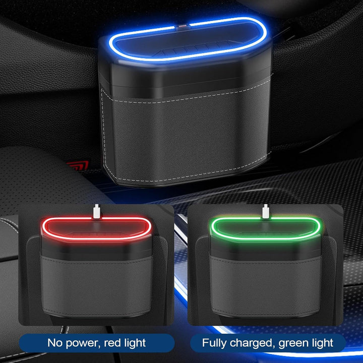 Lisslune | Smell-Proof Car Trash Can with Touch Light – Lurevo
