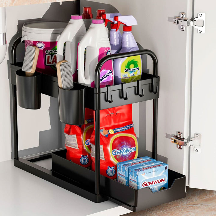 Lisslune | EcoSpace - 2-tier under-desk shelf