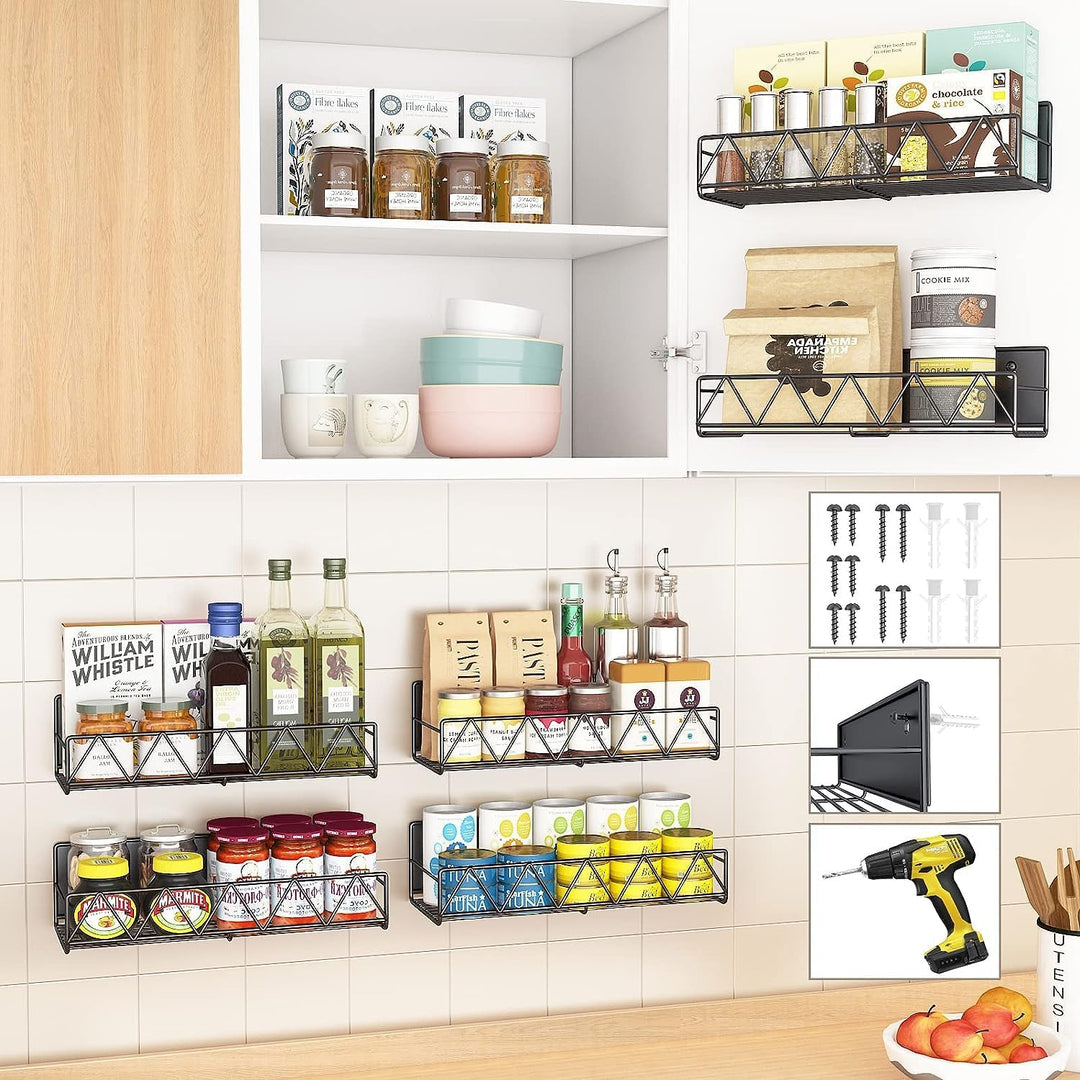 Lisslune | No-Drill Magnetic Spice Rack Set – Vespera