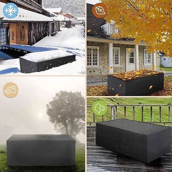Lisslune | WEATHERTONE – Robust weather-resistant furniture cover for year-round protection