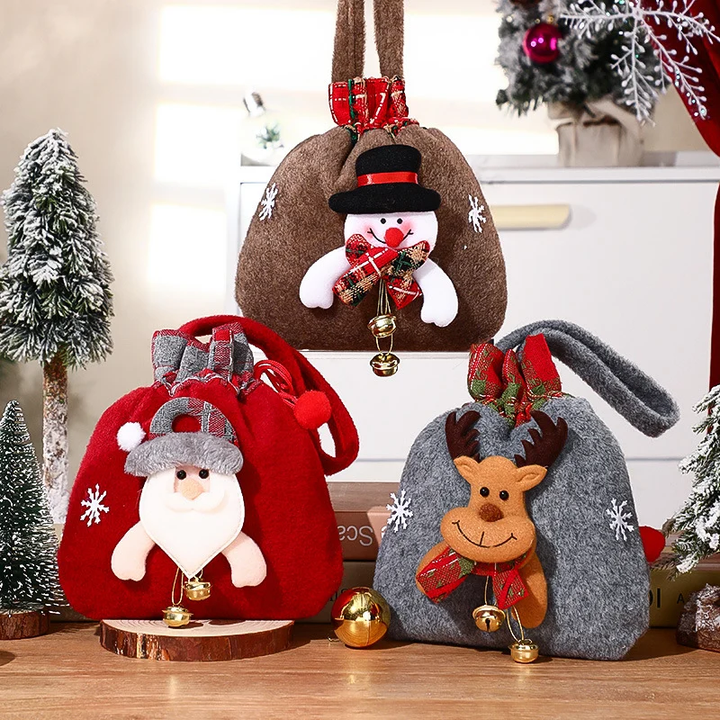 Lisslune | Christmas Gift Bags Zipper Design