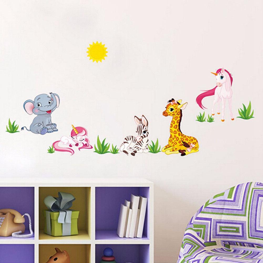 Lisslune | Charming Jungle Animal Wall Stickers for the Kids' Room Makeover