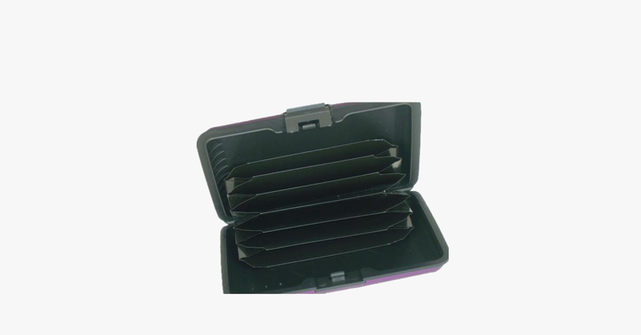 Lisslune | Aluminium Metal Glossy Card Holder - Stylish Travel Wallet - Best Protection Against RFID Scanning