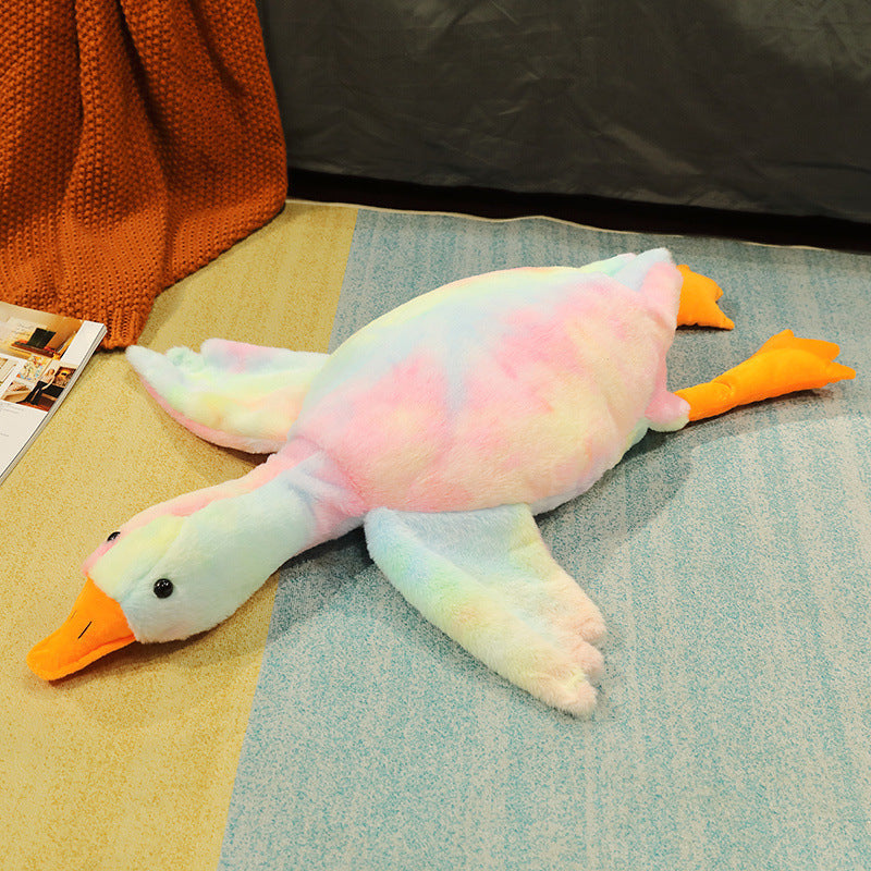 Lisslune | Large White Goose Puppet Pillow Sleeping Plush Toy