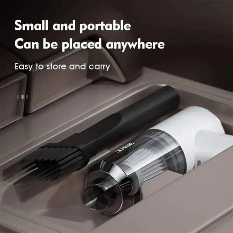 Lisslune | Powerful 9000Pa 120W Wireless Car Vacuum Cleaner
