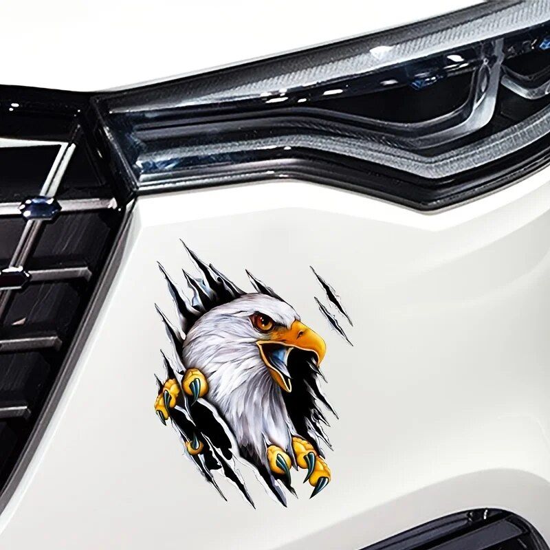 Lisslune | Universal Cartoon Eagle Vehicle Sticker for Full Body Decoration