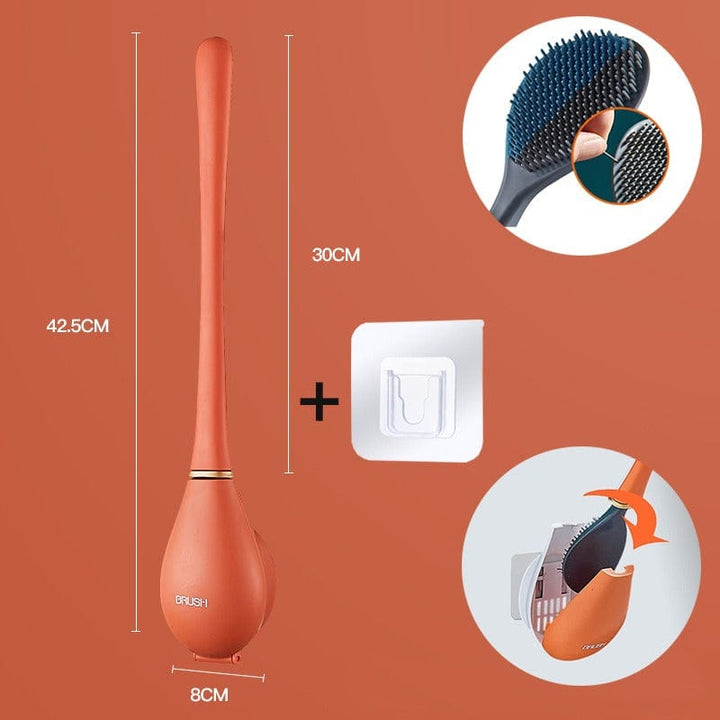 Lisslune | Modern flexible silicone toilet brush