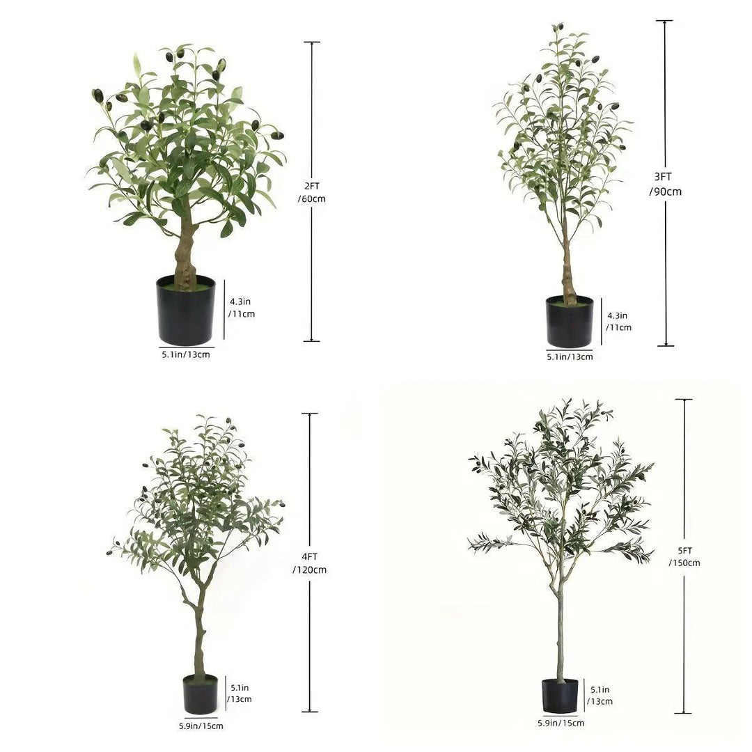 Lisslune | OlivaLeaf - Lifelike Olive Tree Decoration