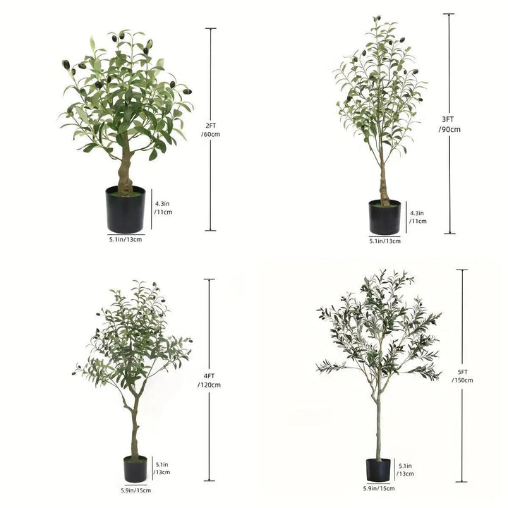 Lisslune | OlivaLeaf - Lifelike Olive Tree Decoration