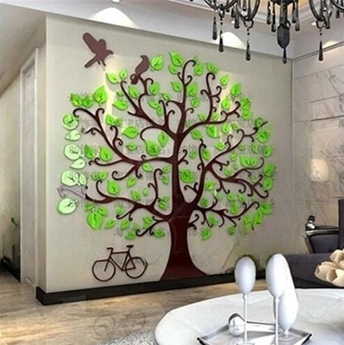Lisslune | Modern Home 3d Three-Dimensional Tree Wall Stickers