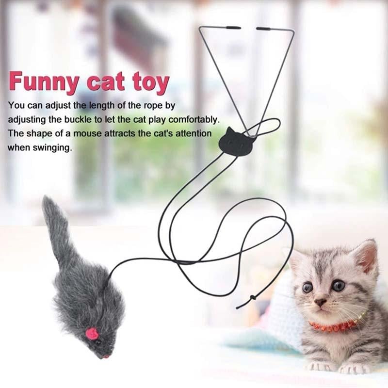 Lisslune | Hanging Door Bouncing Mouse Cat Toy