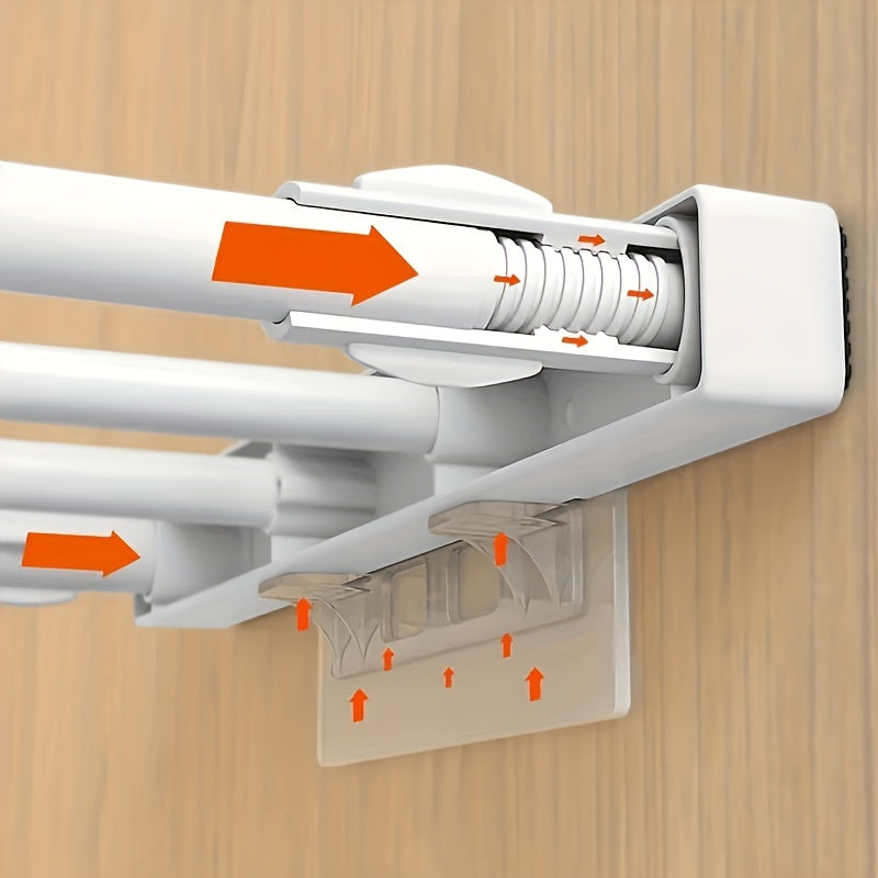 Skorter | FlexRack - Adjustable Wall-Mounted Storage Shelf with Retrac ...