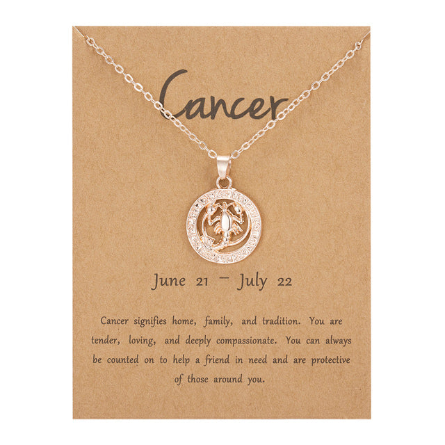 Lisslune | Constellation Rose Gold Animal Necklace