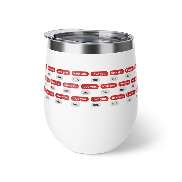 Lisslune | Cupid's Delight 12oz Insulated Stainless Steel Cup - Perfect Temperature Control