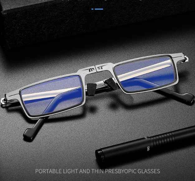 Lisslune | Ultra Light Titanium Material Screwless Foldable Reading Glasses