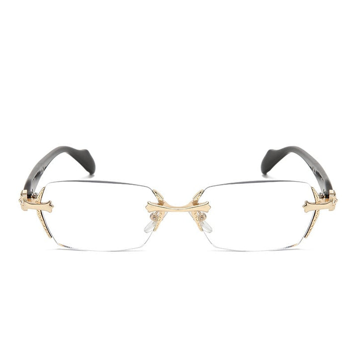 Lisslune | Anti-Blue Light Presbyopia Glasses Hd Rimless Glasses