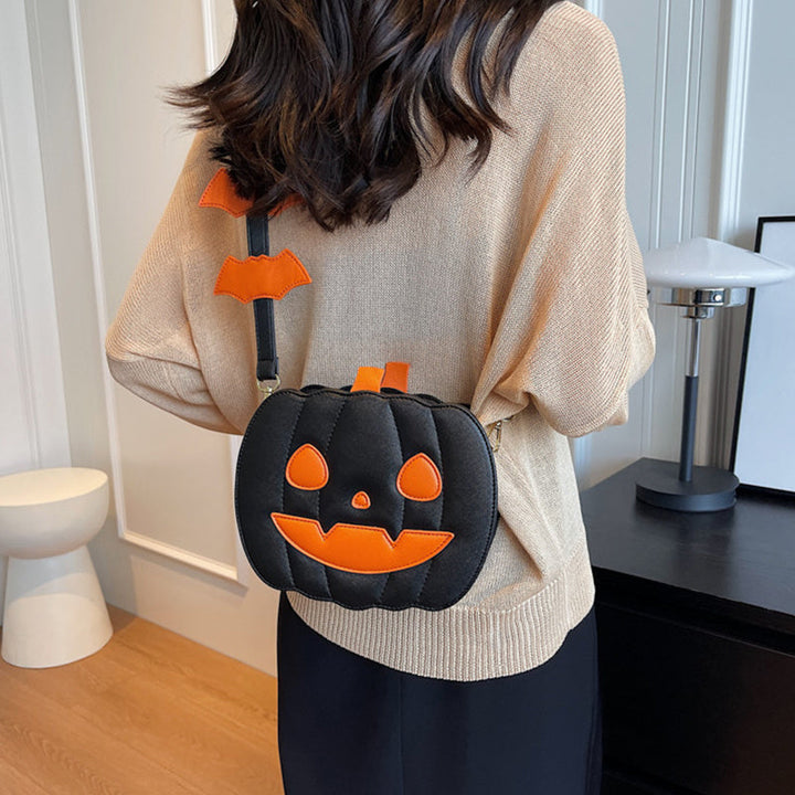 Lisslune | Halloween Messenger Bag – Minimalistic Shoulder Bag in Solid Colors