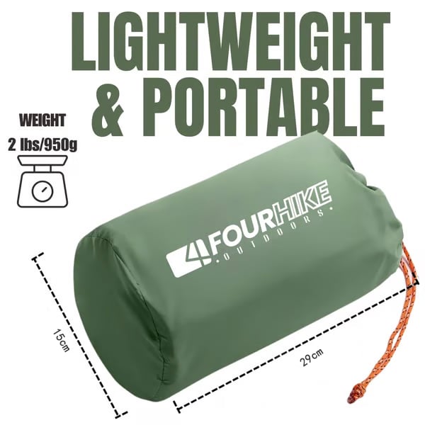 Lisslune | GreenCloud Air Sleeping Pad: Ultimate Comfort for Every Adventure