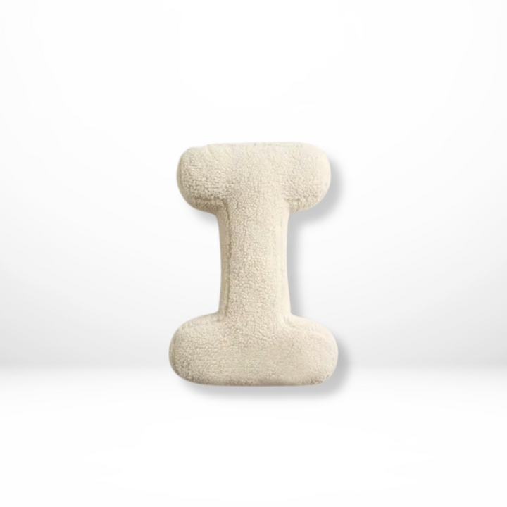 Lisslune | Alphabet Cushion Velura – Soft Velvet Decorative Cushion in Every Letter of the Alphabet