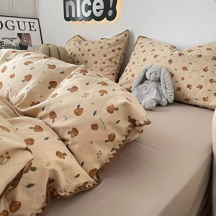 Lisslune | Mushroom Bed Linen Set
