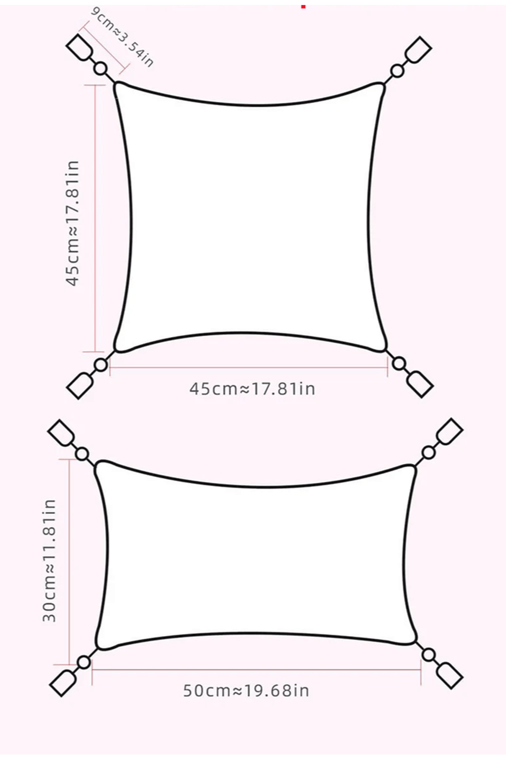 Lisslune | Arch geometric pillowcase