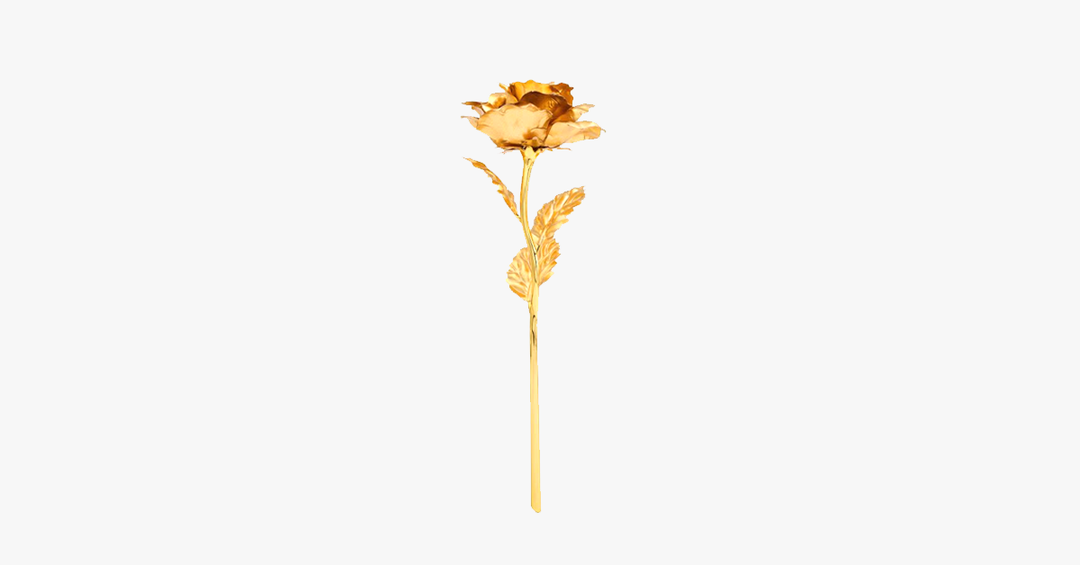 Lisslune | 24K gold-plated real rose with gift box