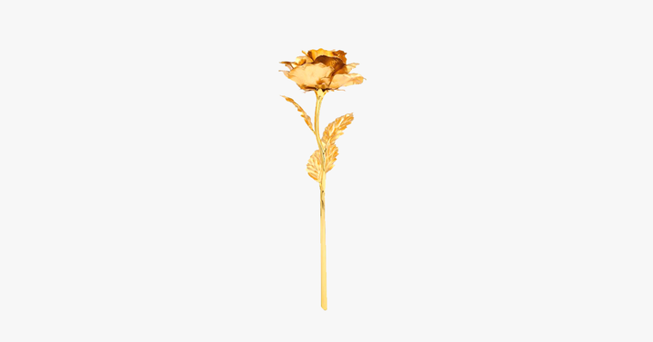 Lisslune | 24K gold-plated real rose with gift box