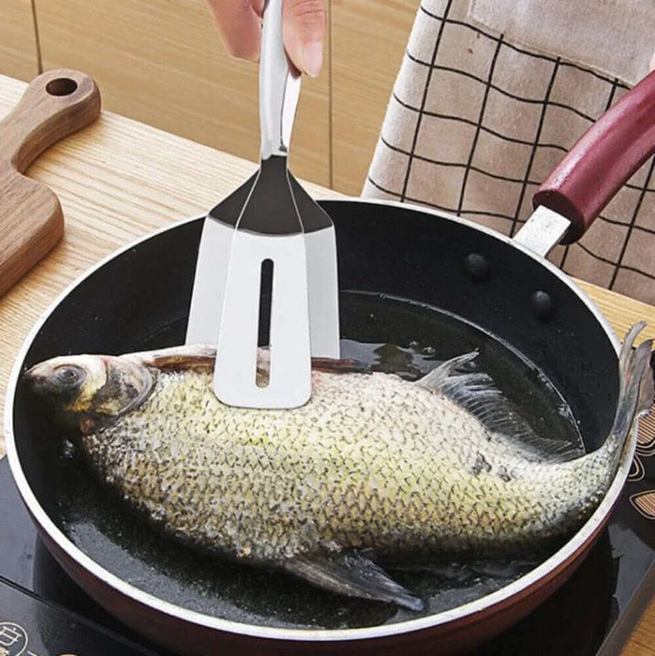 Lisslune | Double-Sided Stainless Steel Grill & Fry Turner