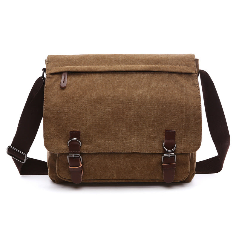 Lisslune | Carlos – Rugged Men’s Shoulder Bag for Everyday Use | Durable Canvas Crossbody Bag