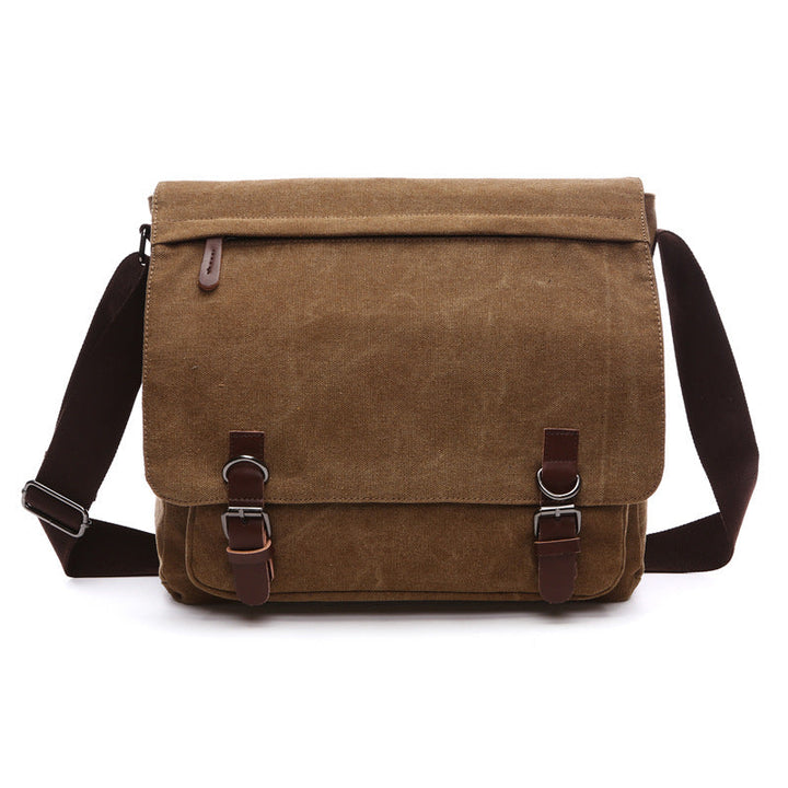Lisslune | Carlos – Rugged Men’s Shoulder Bag for Everyday Use | Durable Canvas Crossbody Bag