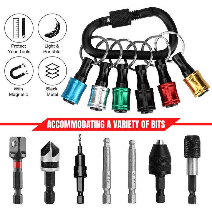 Lisslune | 1/4" Hexagonal screwdriver head bracket hiking buckle