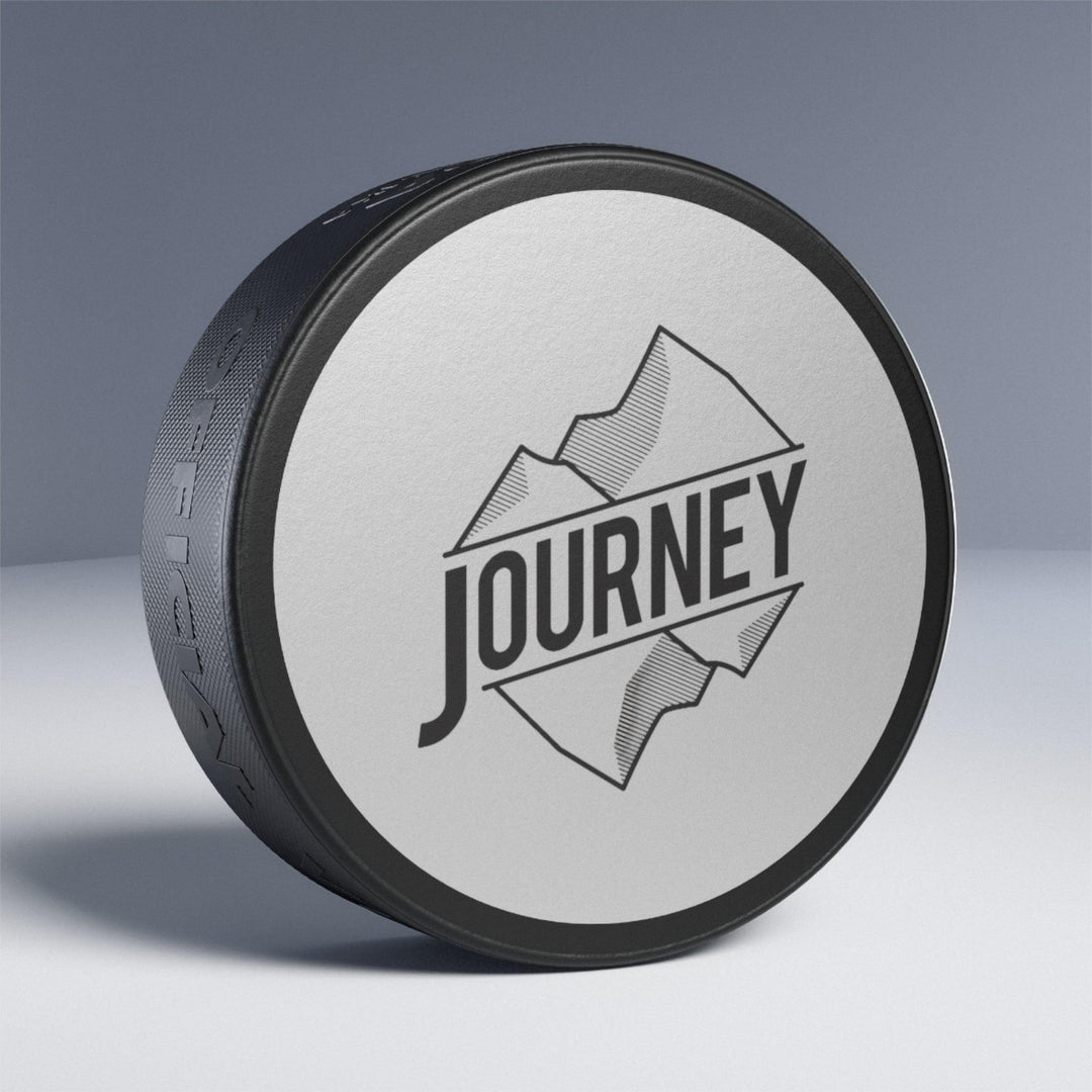 Lisslune | Custom Black Hockey Puck: Distinctive Customization for Passionate Fans