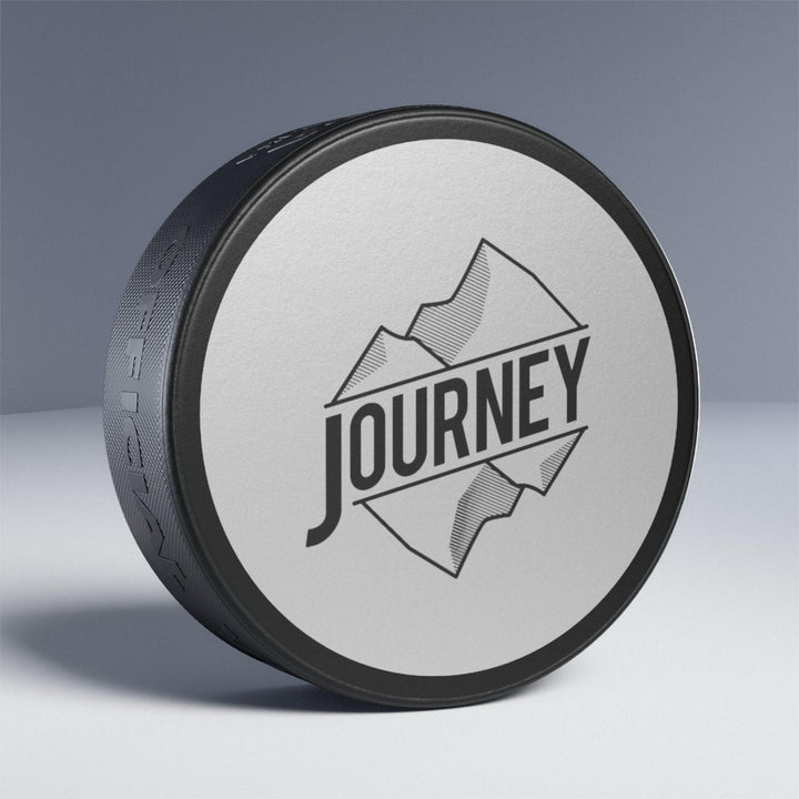 Lisslune | Custom Black Hockey Puck: Distinctive Customization for Passionate Fans