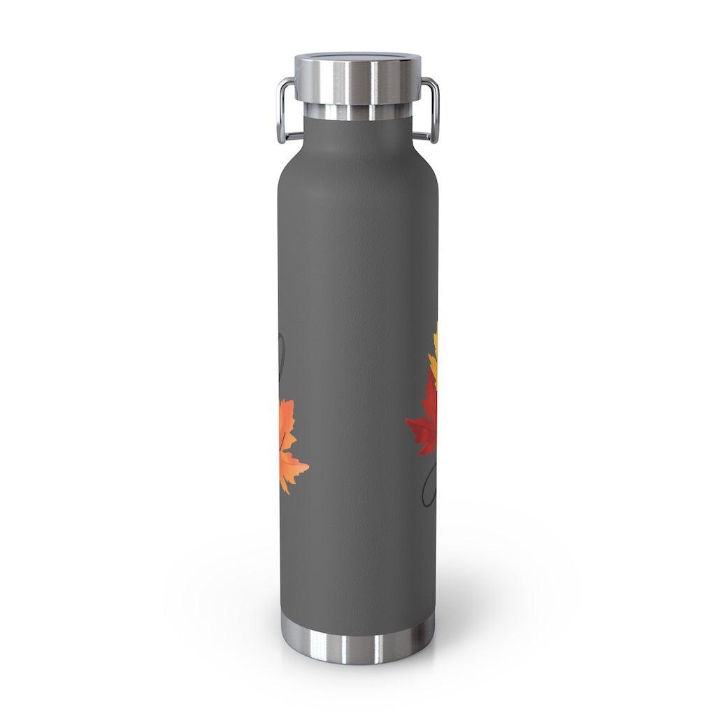 Lisslune | Merry Moments 22 Oz Stainless Steel Insulated Holiday Water Bottle