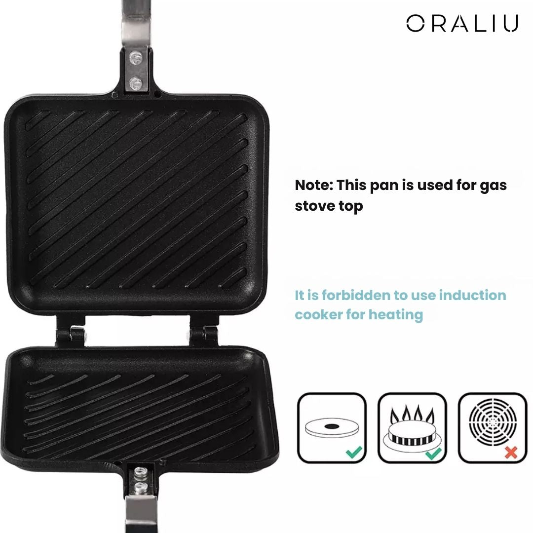 Lisslune | Camping Sandwich Maker – Non-Stick, Perfect for Outdoor Cooking