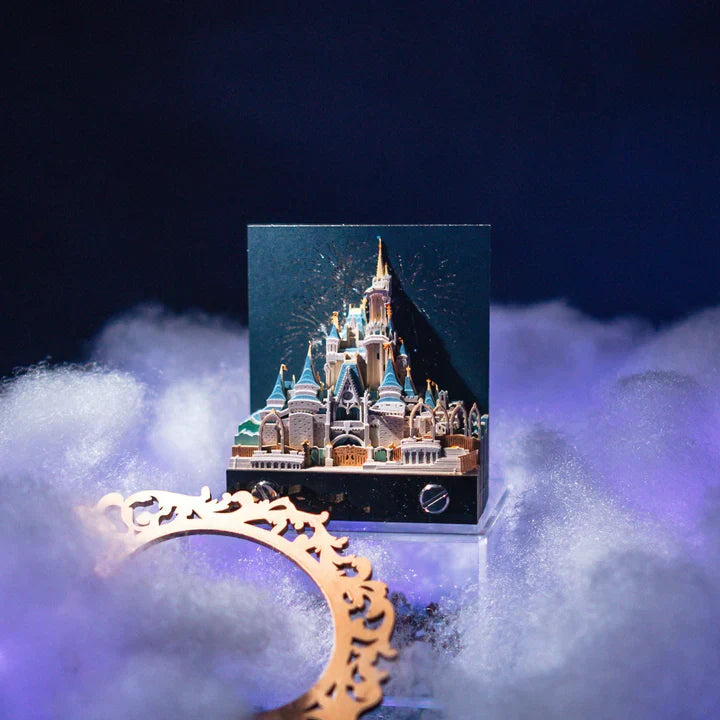 Lisslune | 3D three-dimensional note paper carving model cartoon creative art gift