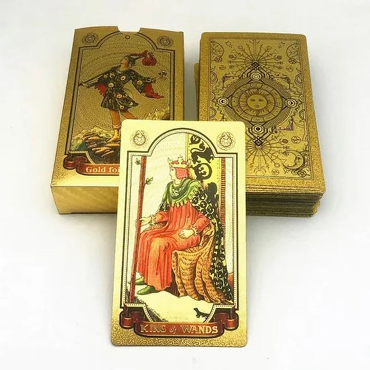Lisslune | Explore the Mystical World of Tarot Gold Foil Tarot