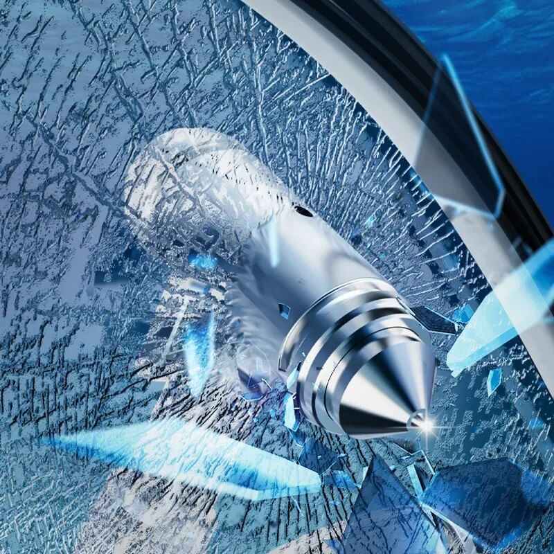 Lisslune | Emergency exit tool for car: 3-in-1 safety hammer, seatbelt cutter and window breaker - alloy material