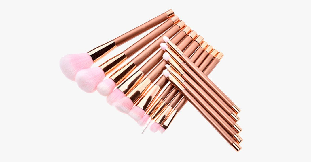 Lisslune | Rose Glamour Brush Set